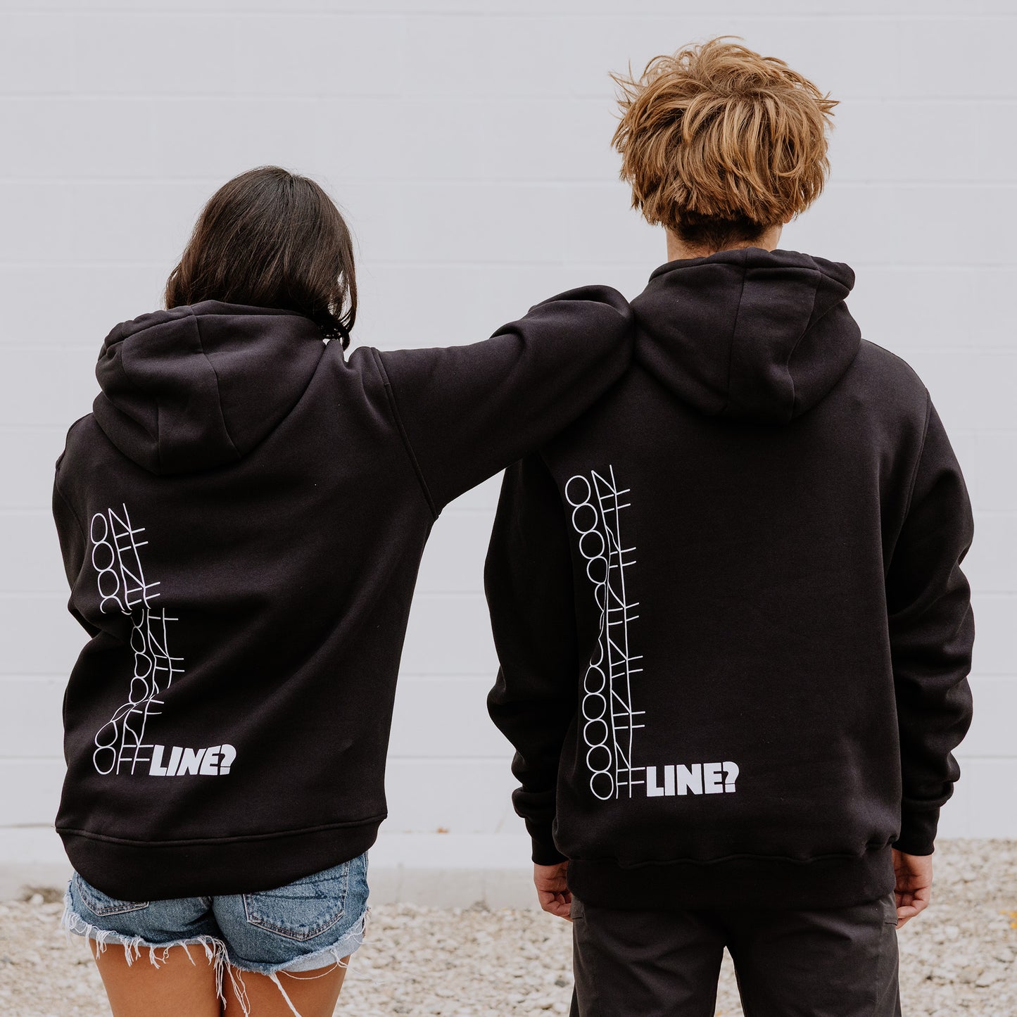 Men’s OOsmash On/Off Line Hoodie Back View