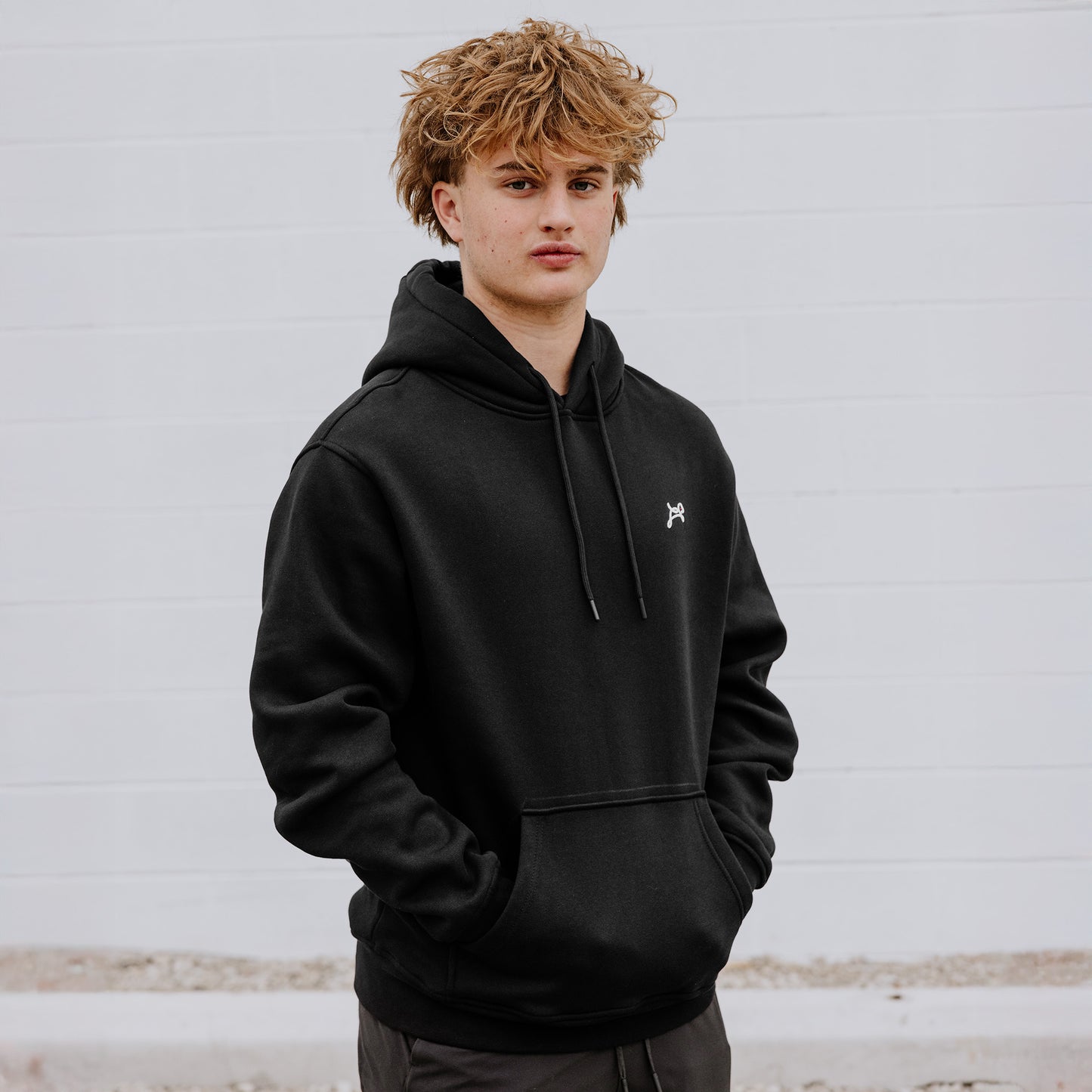Men’s OOsmash On/Off Line Hoodie Premium Stitching Side bold dog logo perfect for self-expression and confidence