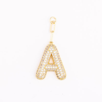 18K Gold Plated Letter Charms