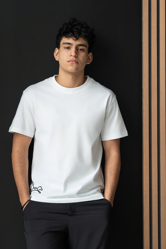 Men's No Logo  White T-Shirt