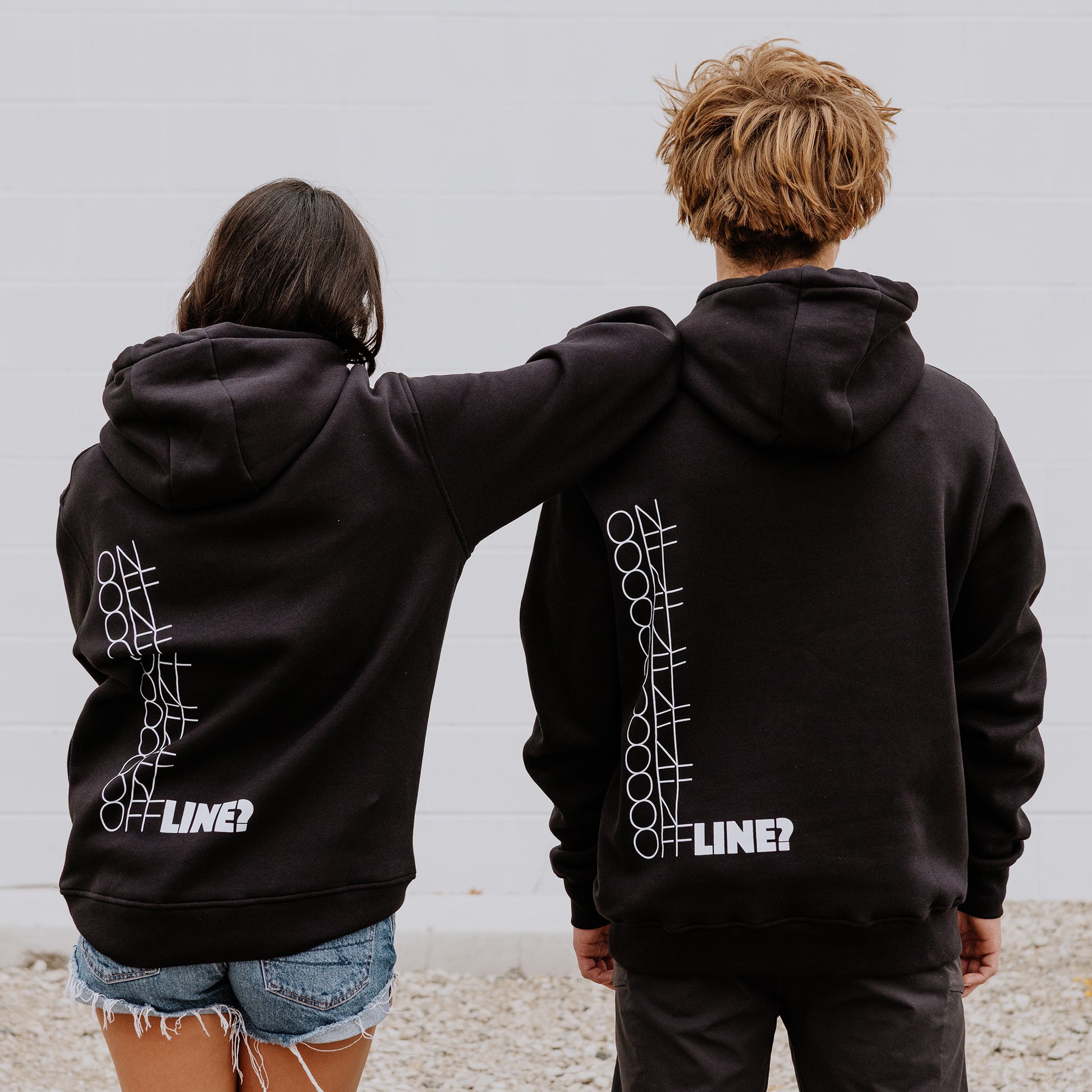 Men’s OOsmash On/Off Line Hoodie Back View